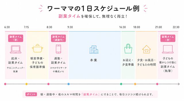 Webライティング副業の1日のスケジュール